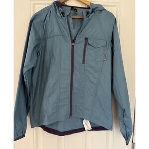 Club Ride Idaho X Wind M Teal Lightweight Jacket Cycling Daily Wear Hooded